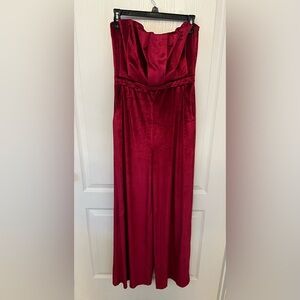 Entro Burgundy Velvet Dress